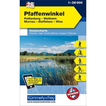 Outdoor map of Germany 28: Pfaffenwinkel