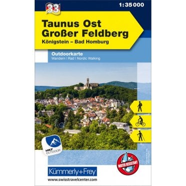 Outdoor map of Germany 33: Taunus East