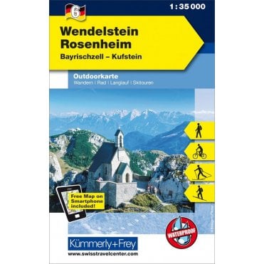 Outdoor map of Germany 6: Wendelstein - Rosenheim