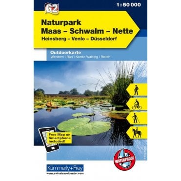 Outdoor map of Germany 62: Naturpark Mass - Schwalm - Nette