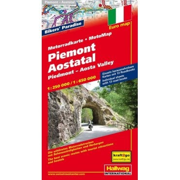 Piedmont - Aosta Valley Motorbike map