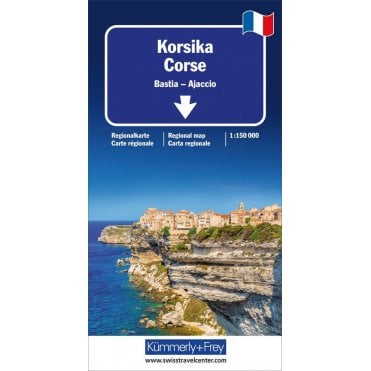 Regional Road Map of France: Corsica