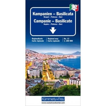 Regional road map of Italy 12: Campania / Basilicata