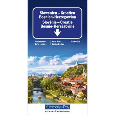 Slovenia / Croatia / Bosnia-Herzegovina road map by K+F