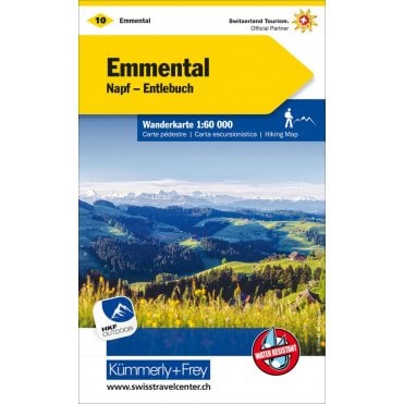 Switzerland hiking map 10: Emmental / well - Entlebuch