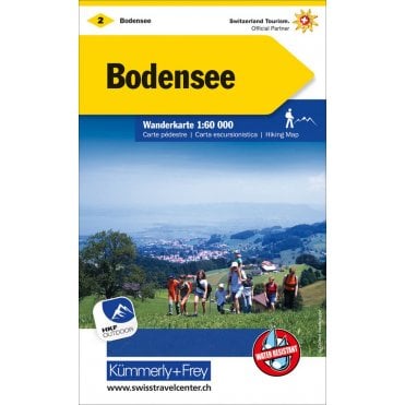 Switzerland hiking map 2: Bodensee
