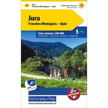 Switzerland hiking map 3: Jura / Freiberge / Ajoie