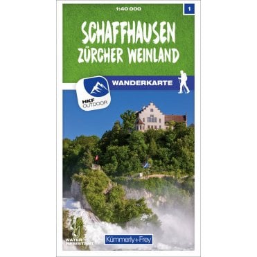 Switzerland Hiking Map (40k) 01: Schaffhausen
