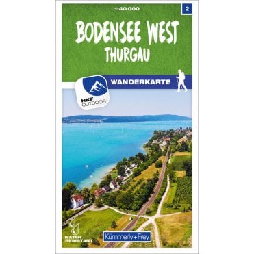 Switzerland Hiking Map (40k) 02: Bodensee West