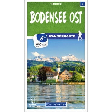 Switzerland Hiking Map (40k) 03: Bodensee Ost