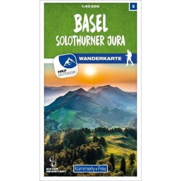 Switzerland Hiking Map (40k) 05: Basel / Solothurner Jura