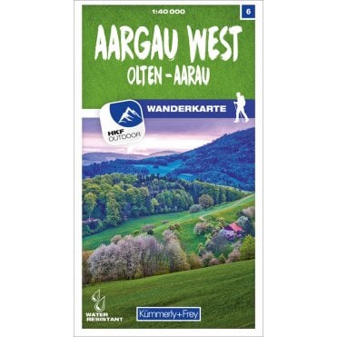 Switzerland Hiking Map (40k) 06: Aargau West
