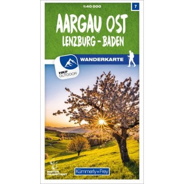 Switzerland Hiking Map (40k) 07: Aargau Ost Lenzburg - Baden