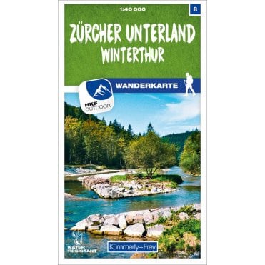 Switzerland Hiking Map (40k) 08: Zürcher Unterland - Wintert