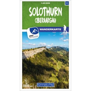 Switzerland Hiking Map (40k) 11: Solothurn