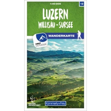 Switzerland Hiking Map (40k) 12: Luzern