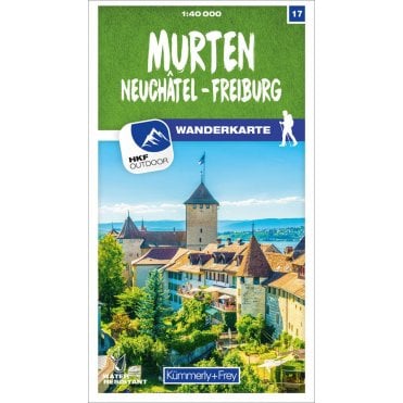 Switzerland Hiking Map (40k) 17: Murten