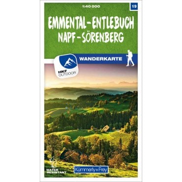 Switzerland Hiking Map (40k) 19: Emmental - Entlebuch Napf -