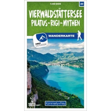 Switzerland Hiking Map (40k) 20: Vierwaldstättersee / Pilatu