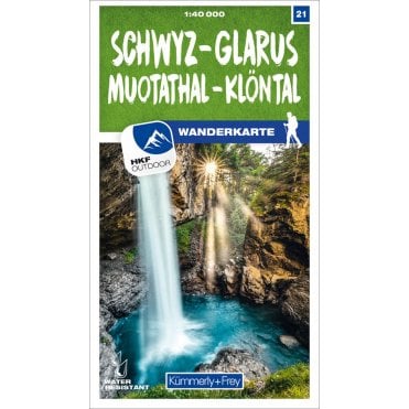 Switzerland Hiking Map (40k) 21: Schwyz - Glarus Muotathal -