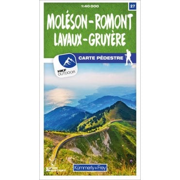 Switzerland Hiking Map (40k) 27: Moléson - Romont