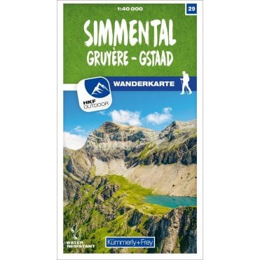 Switzerland Hiking Map (40k) 29: Simmental / Gruyère - Gstaa