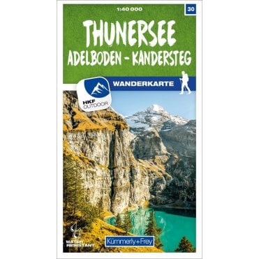 Switzerland Hiking Map (40k) 30: Thunersee / Adelboden - Kan