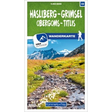 Switzerland Hiking Map (40k) 32: Hasliberg - Grimsel Obergom