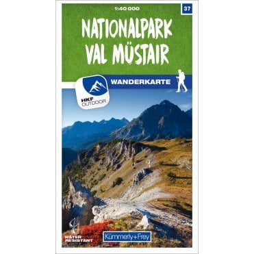 Switzerland Hiking Map (40k) 37: Nationalpark - Val Müstair
