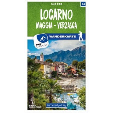 Switzerland Hiking Map (40k) 44: Locarno / Maggia - Verzasca