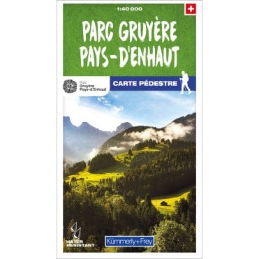 Switzerland Hiking Map (40k) Park Gruyère - Pays-d'Enhaut