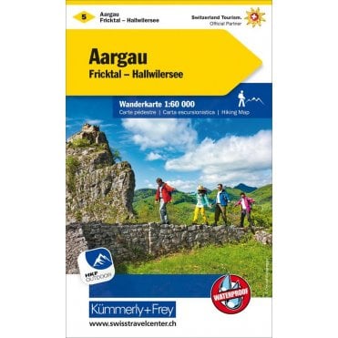 Switzerland hiking map 5: Aargau Fricktal - Hallwilersee