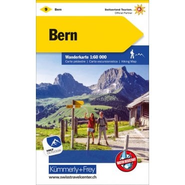 Switzerland hiking map 9: Bern