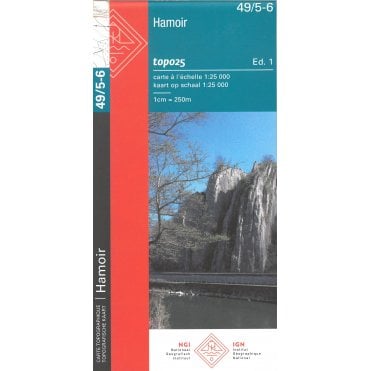 Hamoir - Ferrieres - Belgium IGN Topo map 49/5-6
