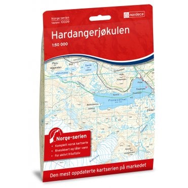 10039: Hardangerjokulen Norge-serien 1:50 000