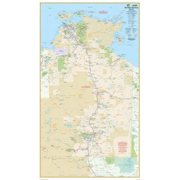 Northern Territory Wall Map