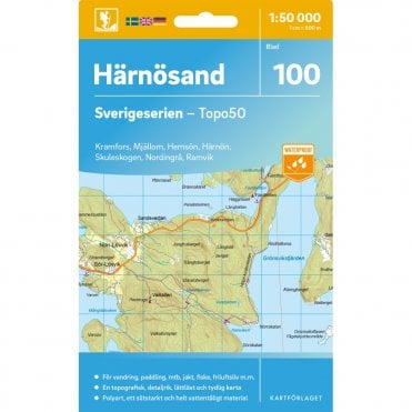 Harnosand (Sweden) - Norstedts Outdoor map 100