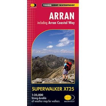 Arran Including Arran Coastal Way XT25 Superwalker Map