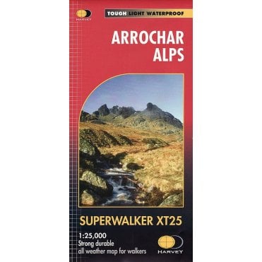 Arrochar Alps XT25 Superwalker Map