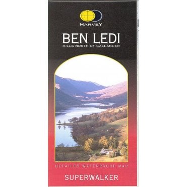 Ben Ledi and Hills North of Callander XT25 Superwalker Map