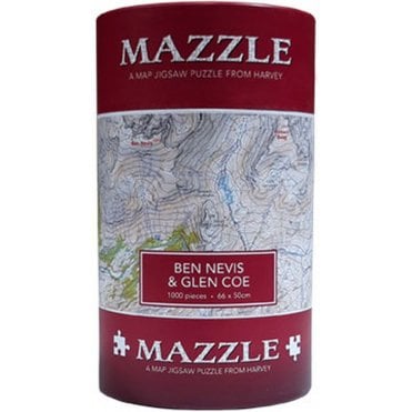 Ben Nevis & Glen Coe Mazzle (Map Jigsaw Puzzle)