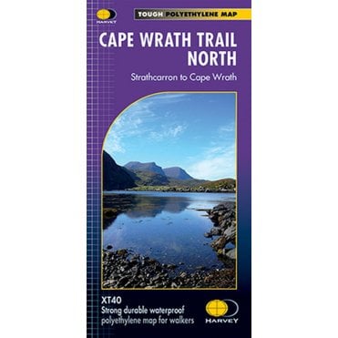 Cape Wrath Trail North XT40 Route Map - Strathcarron to Cape Wrath