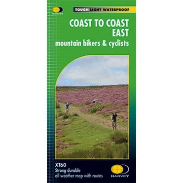 Coast to Coast - East. Map for Mountain Bikers and Cyclists