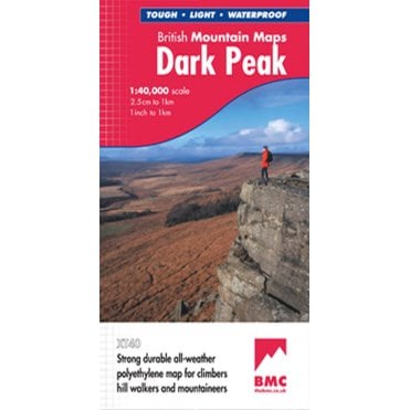 Dark Peak District XT40 British Mountain Map