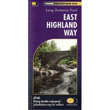 East Highland Way XT40 Route Map - Fort William to Aviemore