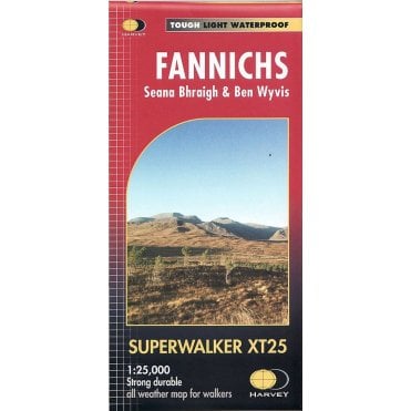 Fannichs: Seana Bhraigh & Ben Wyvis  XT25 Superwalker Map