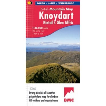 Knoydart Kintail & Glen Affric XT40 British Mountain Map