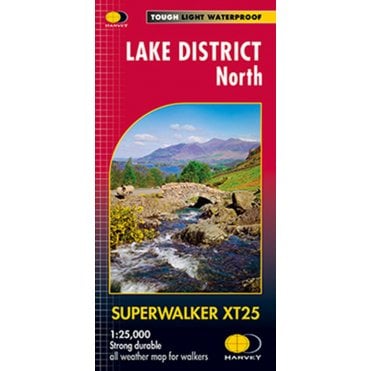 Lake District - North XT25 Superwalker Map