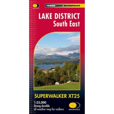Lake District - South East XT25 Superwalker Map