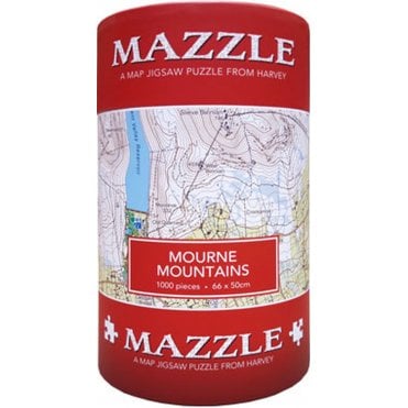 Mourne Mountains Mazzle (Map Jigsaw Puzzle)